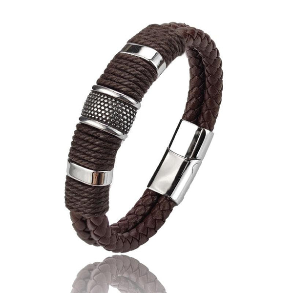 Loki Men's Leather Bracelet