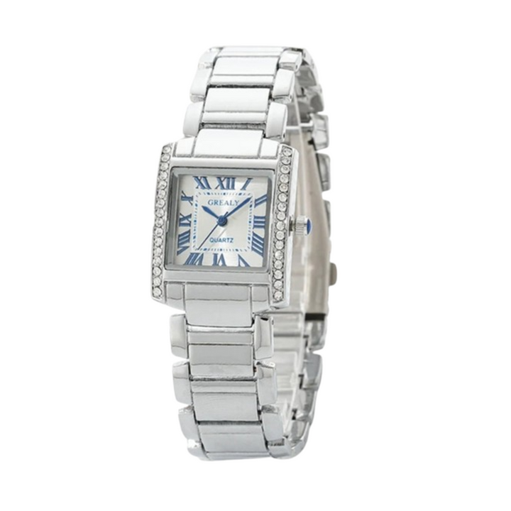 Relógio Feminino Vintage Retangular Grace - Elegância Clássica