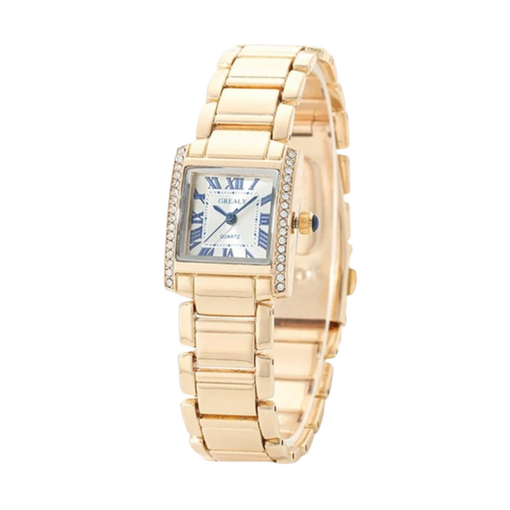 Relógio Feminino Vintage Retangular Grace - Elegância Clássica