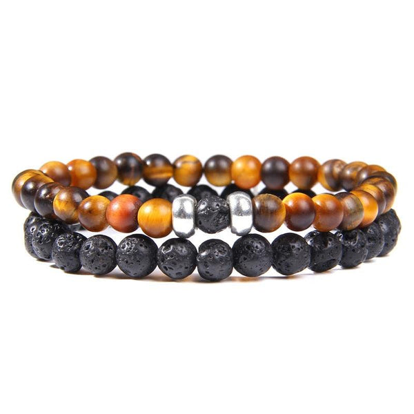 Men's Volcanic Stone Bracelet - 3 Options