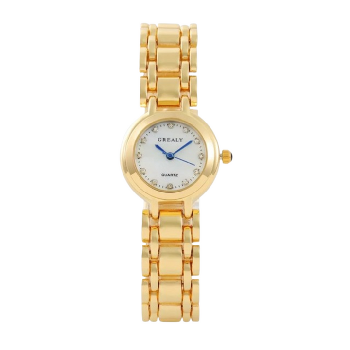 Relógio Feminino Redondo Vintage - Elegância Atemporal