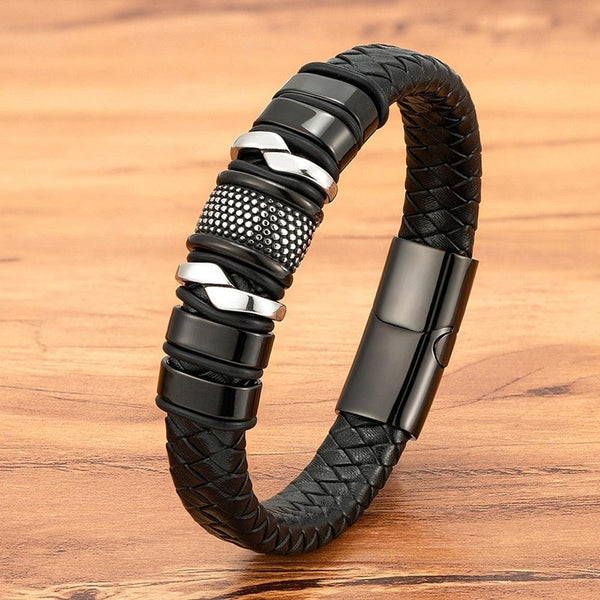 Njord Men's Leather Bracelet