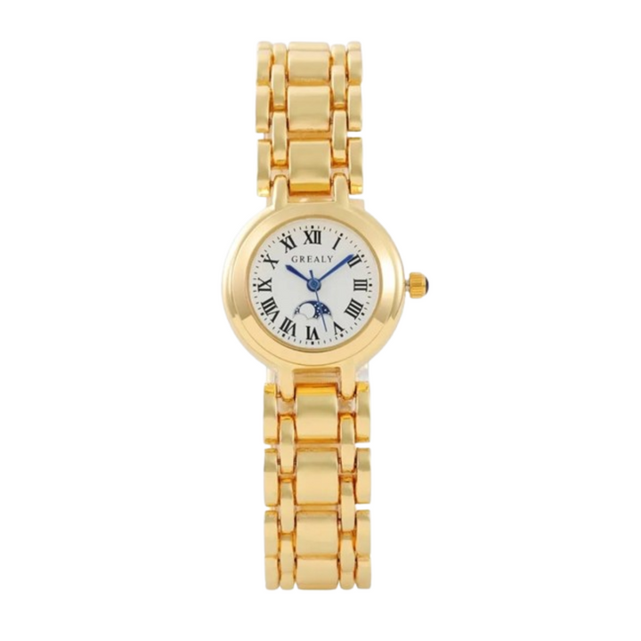 Relógio Feminino Redondo Vintage - Elegância Atemporal