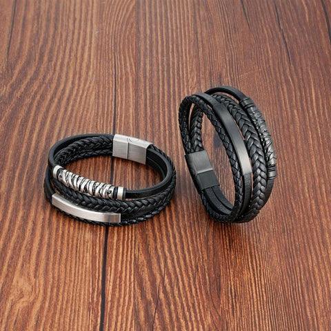 Men's Nordic Leather Bracelet - Vidar