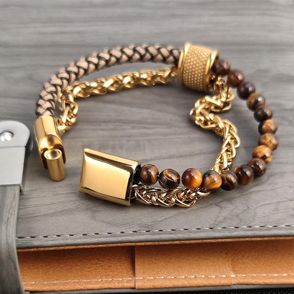 Gullveig 3 in 1 Handmade Men's Bracelet