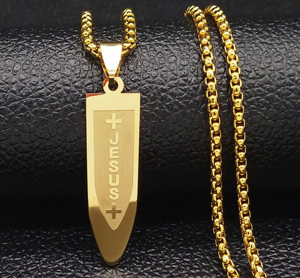 Jesus Name Pendant Necklace N18947CRX