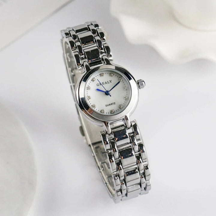 Relógio Feminino Redondo Vintage - Elegância Atemporal