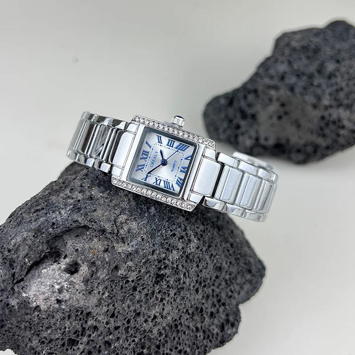 Relógio Feminino Vintage Retangular Grace - Elegância Clássica