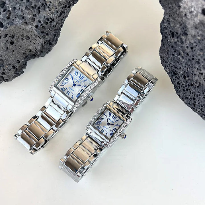 Relógio Feminino Vintage Retangular Grace - Elegância Clássica