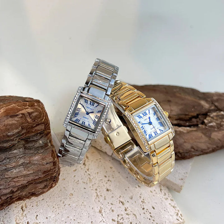 Relógio Feminino Vintage Retangular Grace - Elegância Clássica