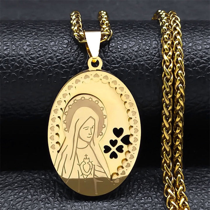 Colar Coração de Maria N600CRX