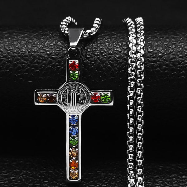 Catholic Cross Crucifix Necklace Church Jewelry - N490CRX