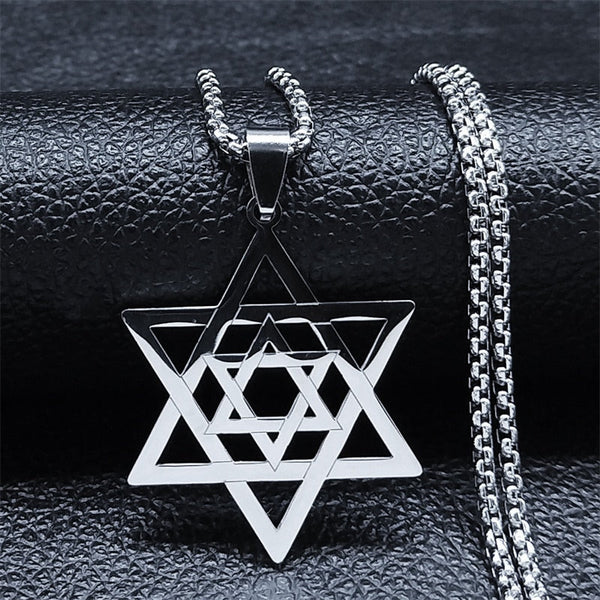 Star of David Seal of David Necklace - NS02C4RX