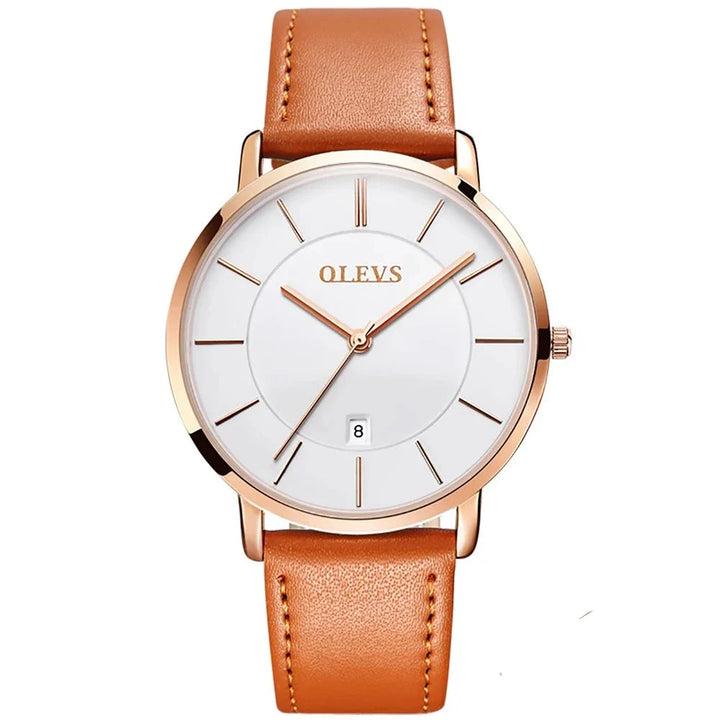 Relógio Masculino Minimalista Olevs Executive
