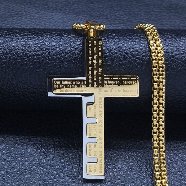 Crucifix Necklace Prayer on the Cross N2005CRX