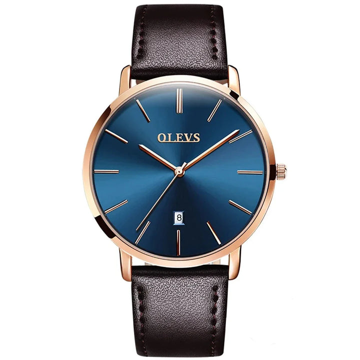 Relógio Masculino Minimalista Olevs Executive