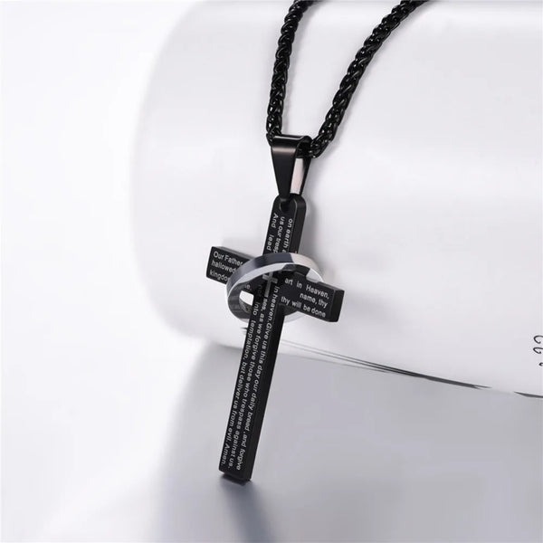 Crucifix Necklace Alliance Cross in 316L Steel