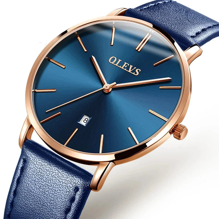 Relógio Masculino Minimalista Olevs Executive