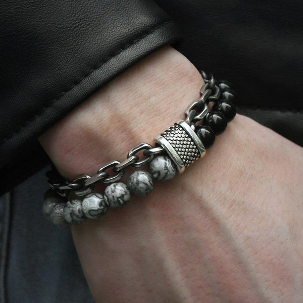Dark Rustic Men's Bracelet