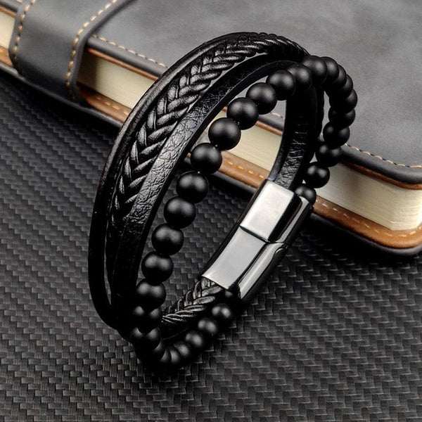 Friggr Men's Leather Bracelet