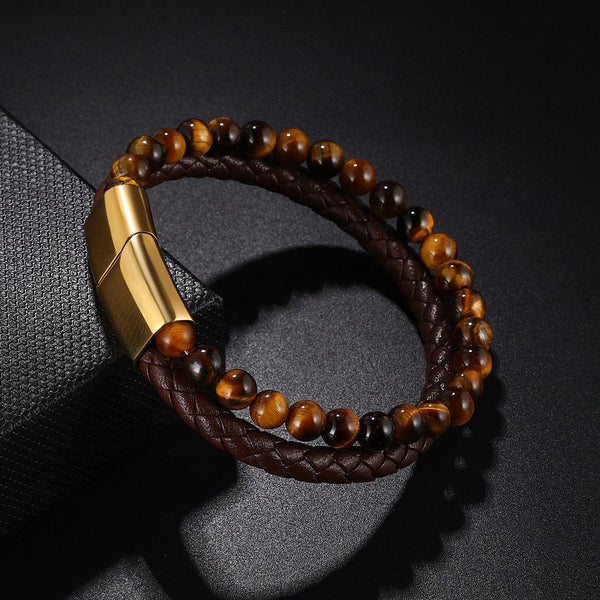 Dellingr Men's Leather Bracelet