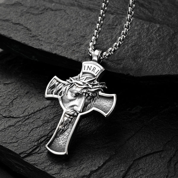 Holy Face of Christ Crucifix Necklace N595CRX