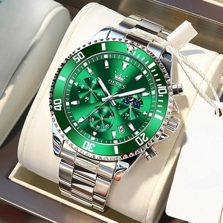 Relógio Masculino Olevs Submariner 